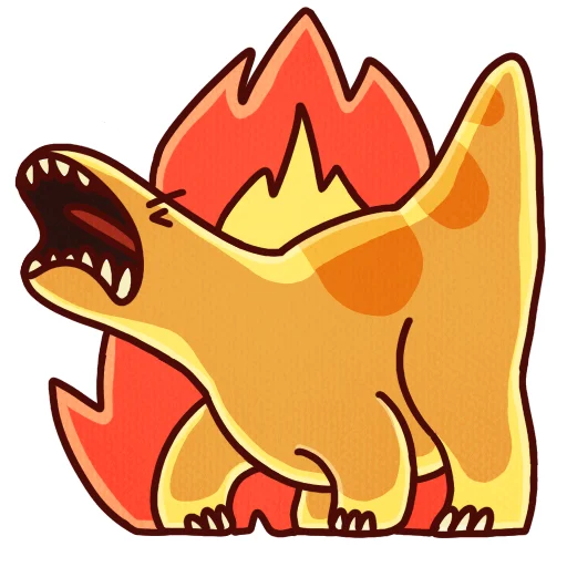 😡 Стикер «dinosaur awesome» для Telegram