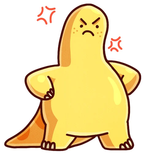 😡 Стикер «dinosaur awesome» для Telegram