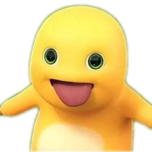 🤪 Стикер «Dino Kuning Cute» для Telegram