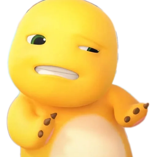 🫤 Стикер «Dino Kuning Cute» для Telegram
