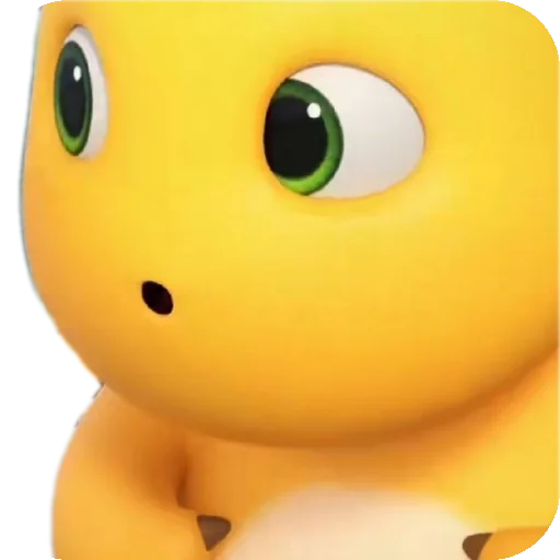 😯 Стикер «Dino Kuning Cute» для Telegram