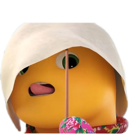 👄 Стикер «Dino Kuning Cute» для Telegram
