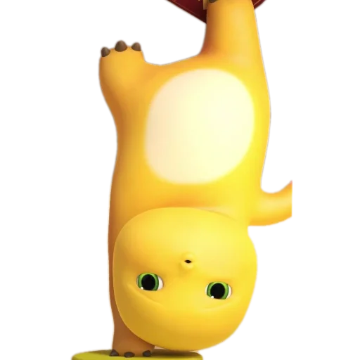 🧸 Стикер «Dino Kuning Cute» для Telegram