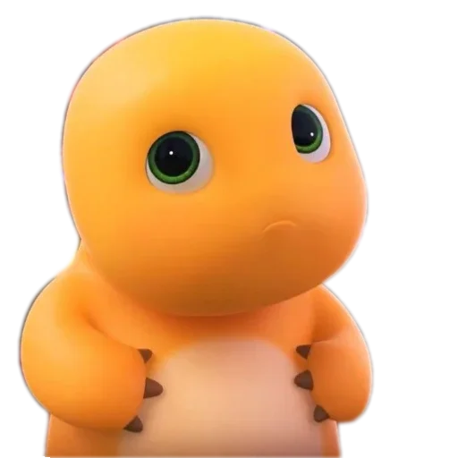😔 Стикер «Dino Kuning Cute» для Telegram