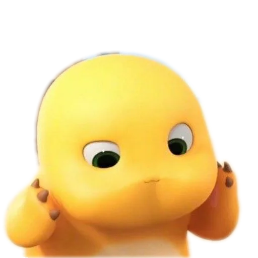 🧸 Стикер «Dino Kuning Cute» для Telegram