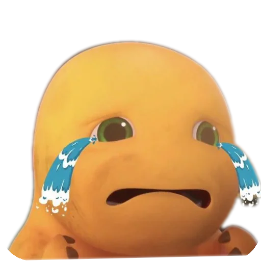 😭 Стикер «Dino Kuning Cute» для Telegram