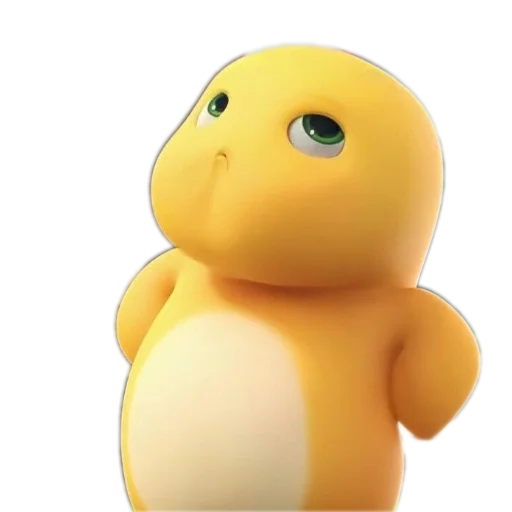 🧸 Стикер «Dino Kuning Cute» для Telegram