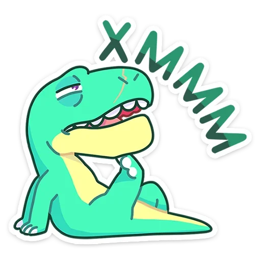 🤔 Стикер «Тираннозавр Драгор» для Telegram