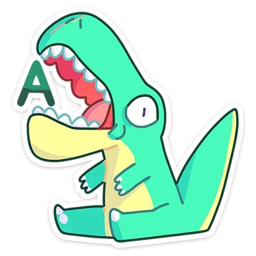 😜 Стикер «Тираннозавр Драгор» для Telegram