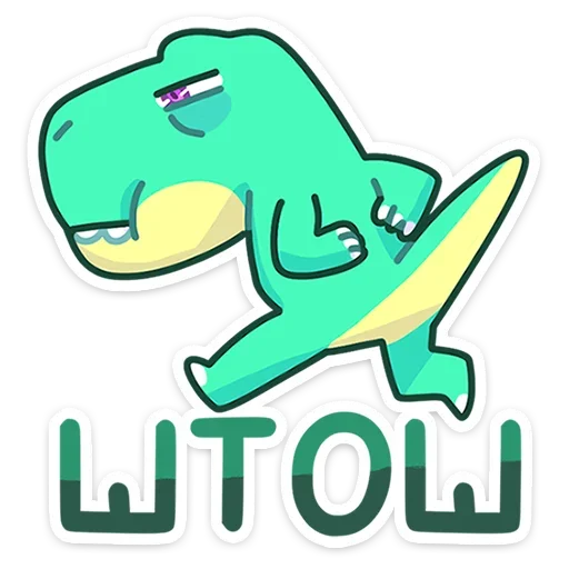 🤔 Стикер «Тираннозавр Драгор» для Telegram