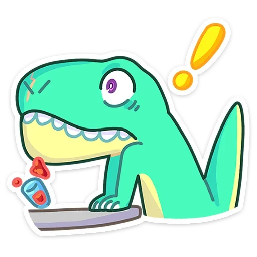 😡 Стикер «Тираннозавр Драгор» для Telegram