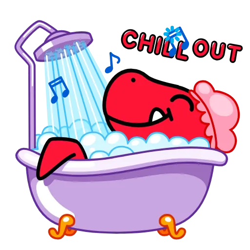 🛁 Стикер «DINO ASC 20» для Telegram