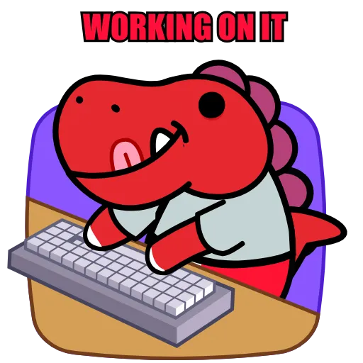 Стикерпак DINO ASC 20 для Telegram