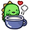 ☕️ Эмодзи «Dinosaurs» для Telegram