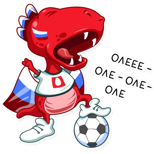 ⚽️ Стикер «dino_mts» для Telegram