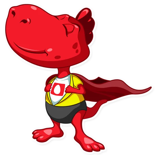 👽 Стикер «dino_mts» для Telegram