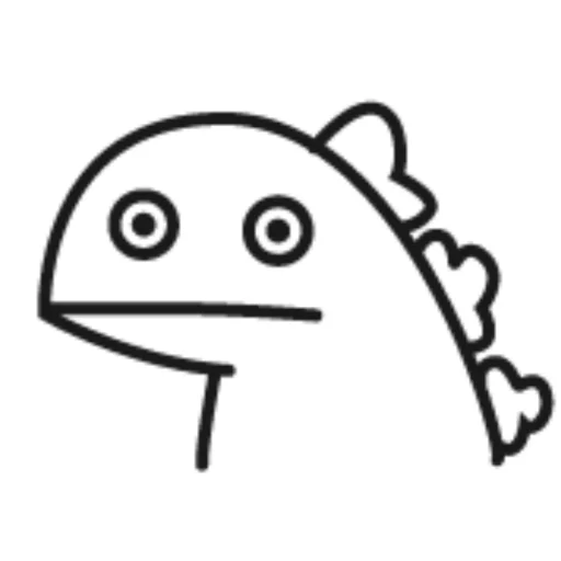 🦖 Стикер «小恐龙高清版» для Telegram