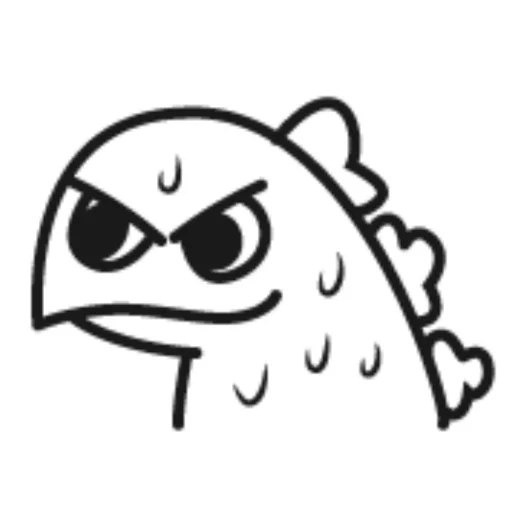 🦖 Стикер «小恐龙高清版» для Telegram