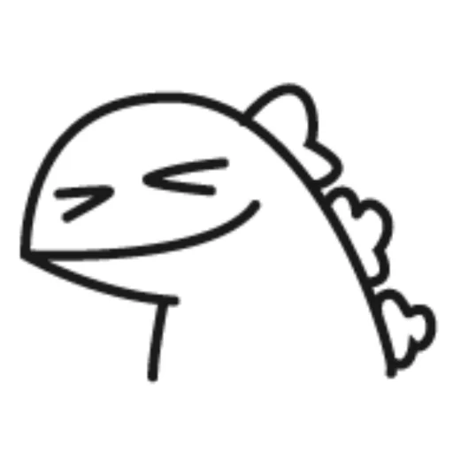 🦖 Стикер «小恐龙高清版» для Telegram