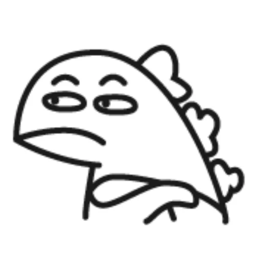 🦖 Стикер «小恐龙高清版» для Telegram