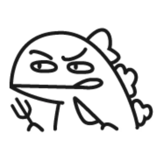 🦖 Стикер «小恐龙高清版» для Telegram