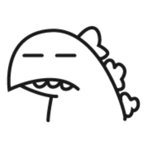 🦖 Стикер «小恐龙高清版» для Telegram
