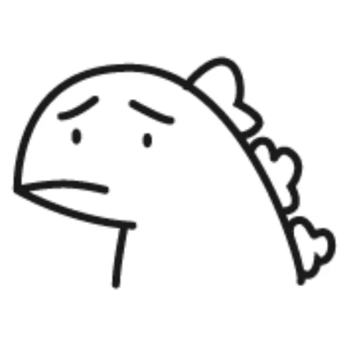 🦖 Стикер «小恐龙高清版» для Telegram