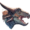 🦖 Эмодзи «Динозавры» для Telegram