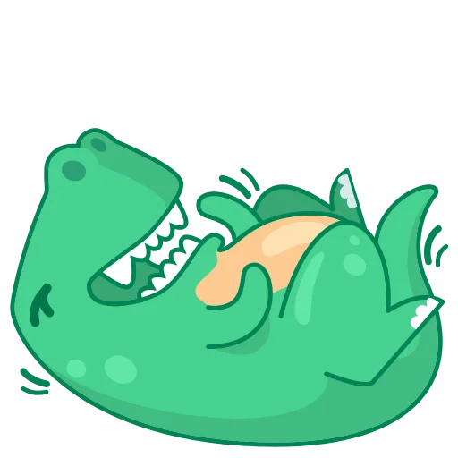 🤣 Стикер «Dino Wa» для Telegram