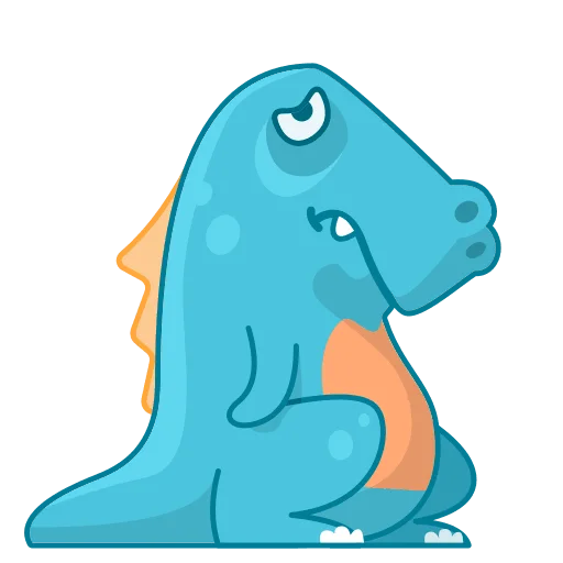 😢 Стикер «Dino Wa» для Telegram