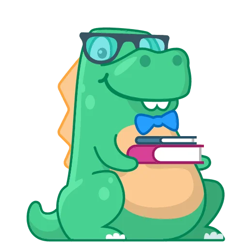 🤓 Стикер «Dino Wa» для Telegram