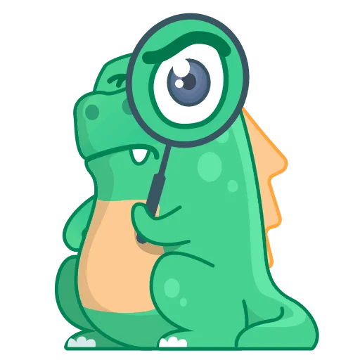 🧐 Стикер «Dino Wa» для Telegram