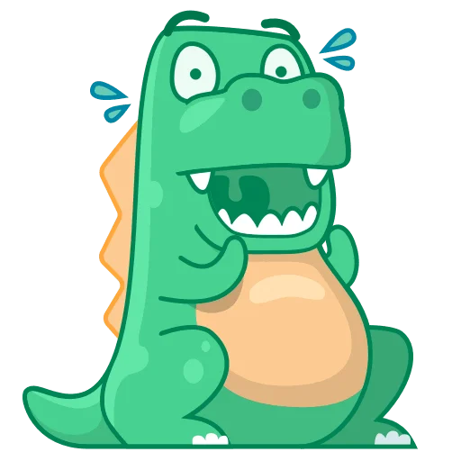 Стикерпак Dino Wa для Telegram