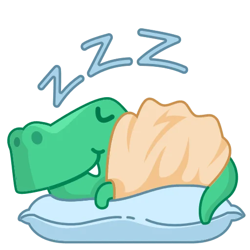 😴 Стикер «Dino Wa» для Telegram