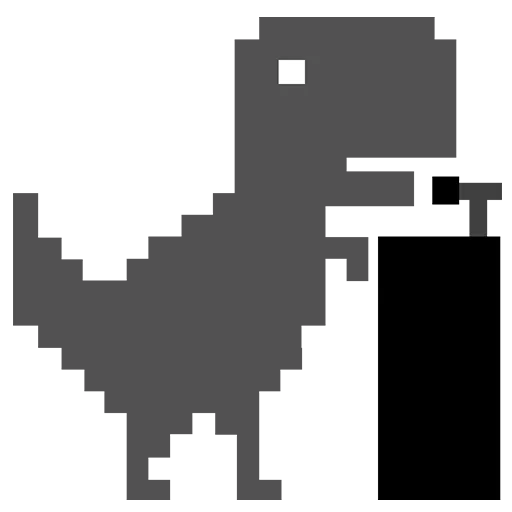 ☹️ Стикер «Tyrannosaurus» для Telegram