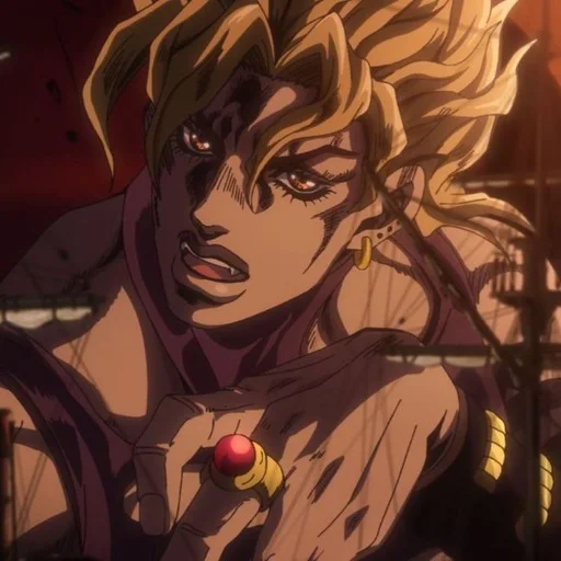 🕡 Стикер «Dio Brando Дио Брандо» для Telegram