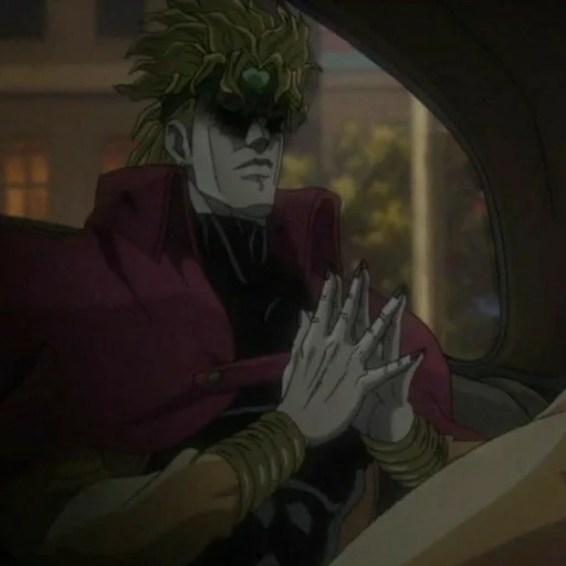 🕡 Стикер «Dio Brando Дио Брандо» для Telegram