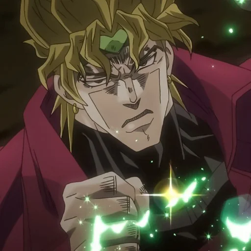🕡 Стикер «Dio Brando Дио Брандо» для Telegram