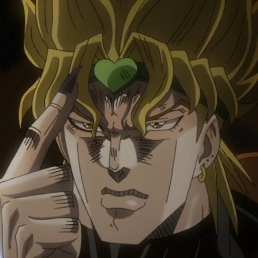 🕡 Стикер «Dio Brando Дио Брандо» для Telegram