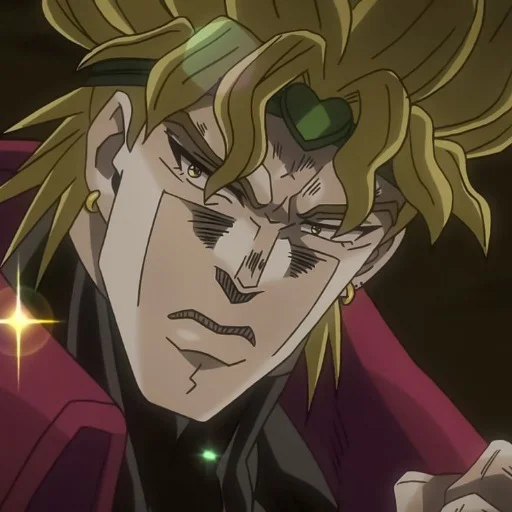🕡 Стикер «Dio Brando Дио Брандо» для Telegram