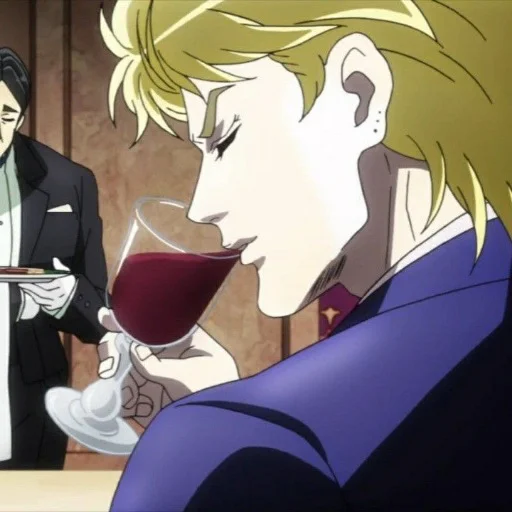 🧛 Стикер «Dio Brando Дио Брандо» для Telegram