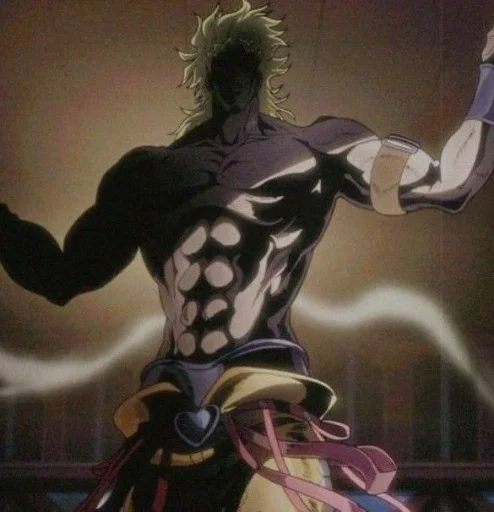 🕡 Стикер «Dio Brando Дио Брандо» для Telegram
