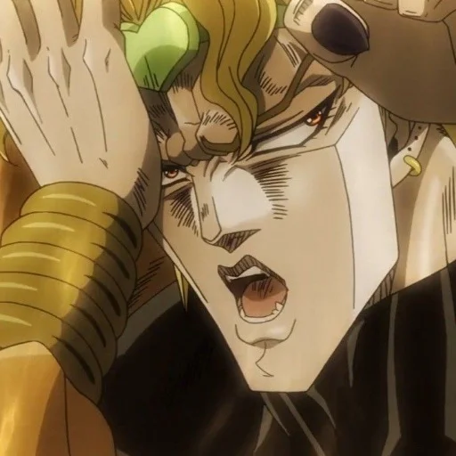 🕡 Стикер «Dio Brando Дио Брандо» для Telegram