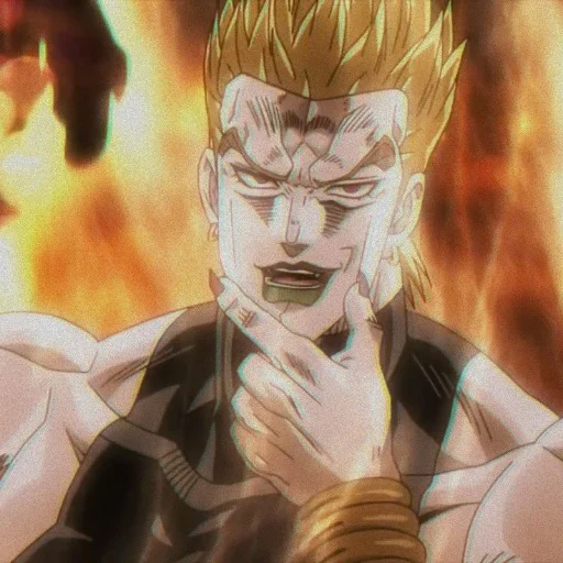 🕡 Стикер «Dio Brando Дио Брандо» для Telegram