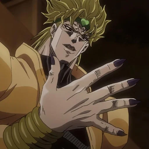 🕡 Стикер «Dio Brando Дио Брандо» для Telegram