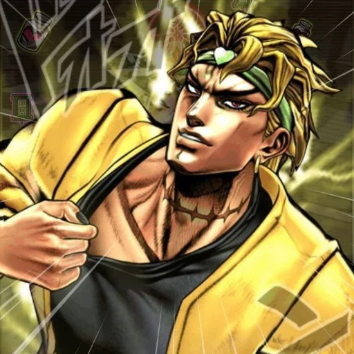 🕡 Стикер «Dio Brando Дио Брандо» для Telegram