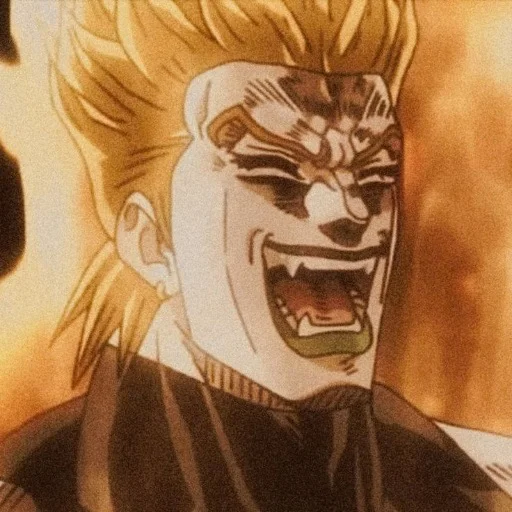 🕡 Стикер «Dio Brando Дио Брандо» для Telegram