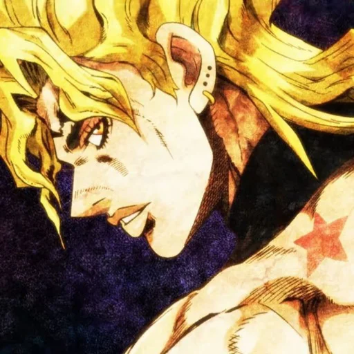 🕡 Стикер «Dio Brando Дио Брандо» для Telegram