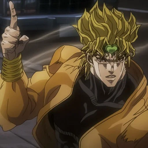 🕡 Стикер «Dio Brando Дио Брандо» для Telegram