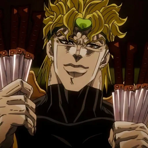 🕡 Стикер «Dio Brando Дио Брандо» для Telegram